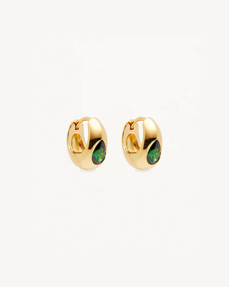 By Charlotte - Magnetic Soul Hoops- Gold
