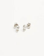 By Charlotte - Day Dreamer Stud Earrings - Silver