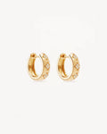 By Charlotte - Bloom With You Lotus Hoops - Gold