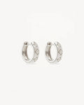 By Charlotte - Bloom With You Lotus Hoops - Silver