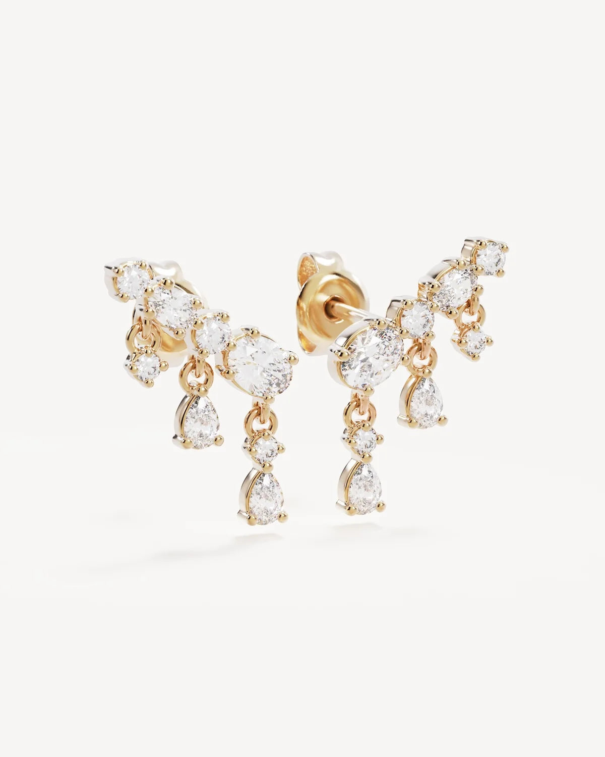 By Charlotte - Cosmic Whisper Ear Crawler - Gold