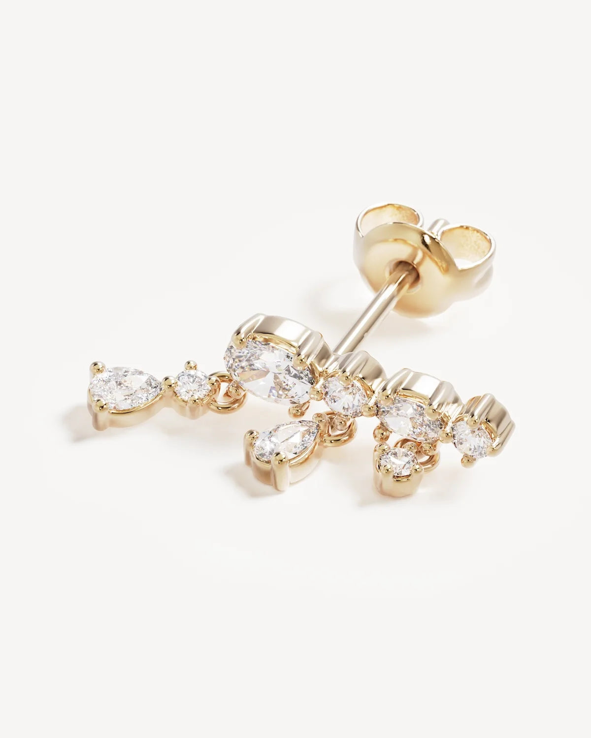 By Charlotte - Cosmic Whisper Ear Crawler - Gold