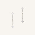 By Charlotte - I Am Light And Love Chain Earrings - Silver