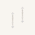 By Charlotte - I Am Light And Love Chain Earrings - Silver