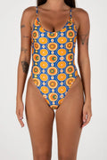 Inner Relm - Poolside One Piece - Lava Lamp Blue