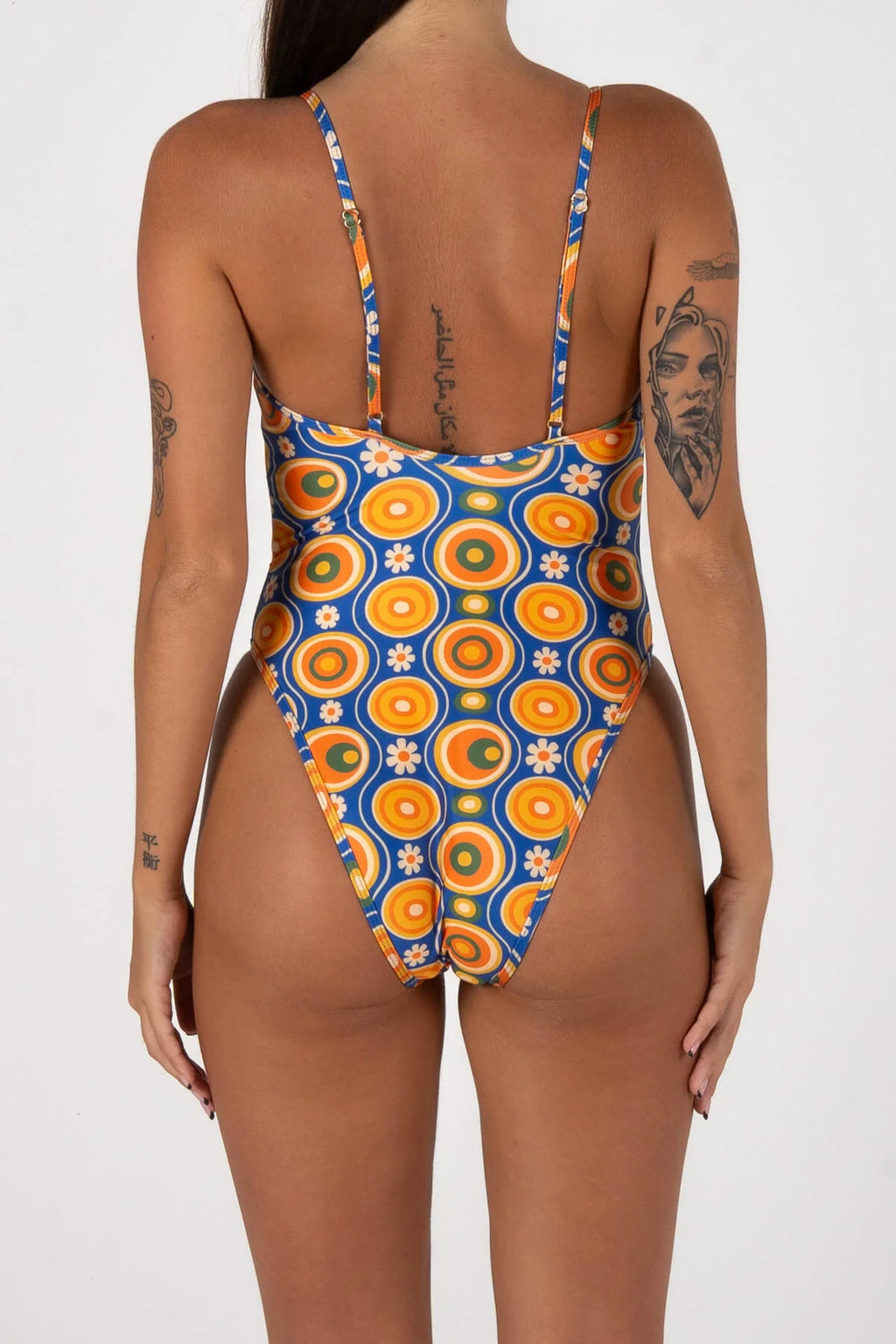 Inner Relm - Poolside One Piece - Lava Lamp Blue