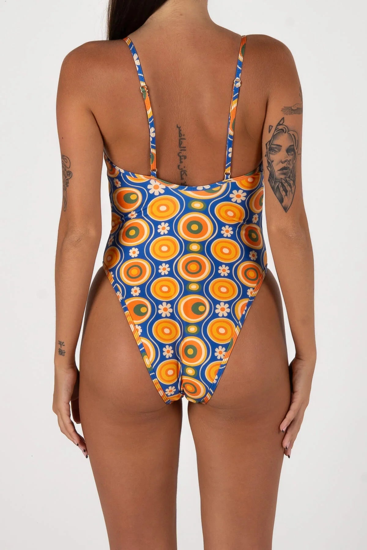 Inner Relm - Poolside One Piece - Lava Lamp Blue