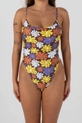 Inner Relm - HellaCute One Piece - Choc Flower