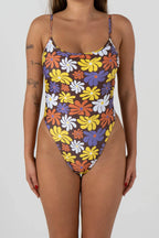 Inner Relm - HellaCute One Piece - Choc Flower