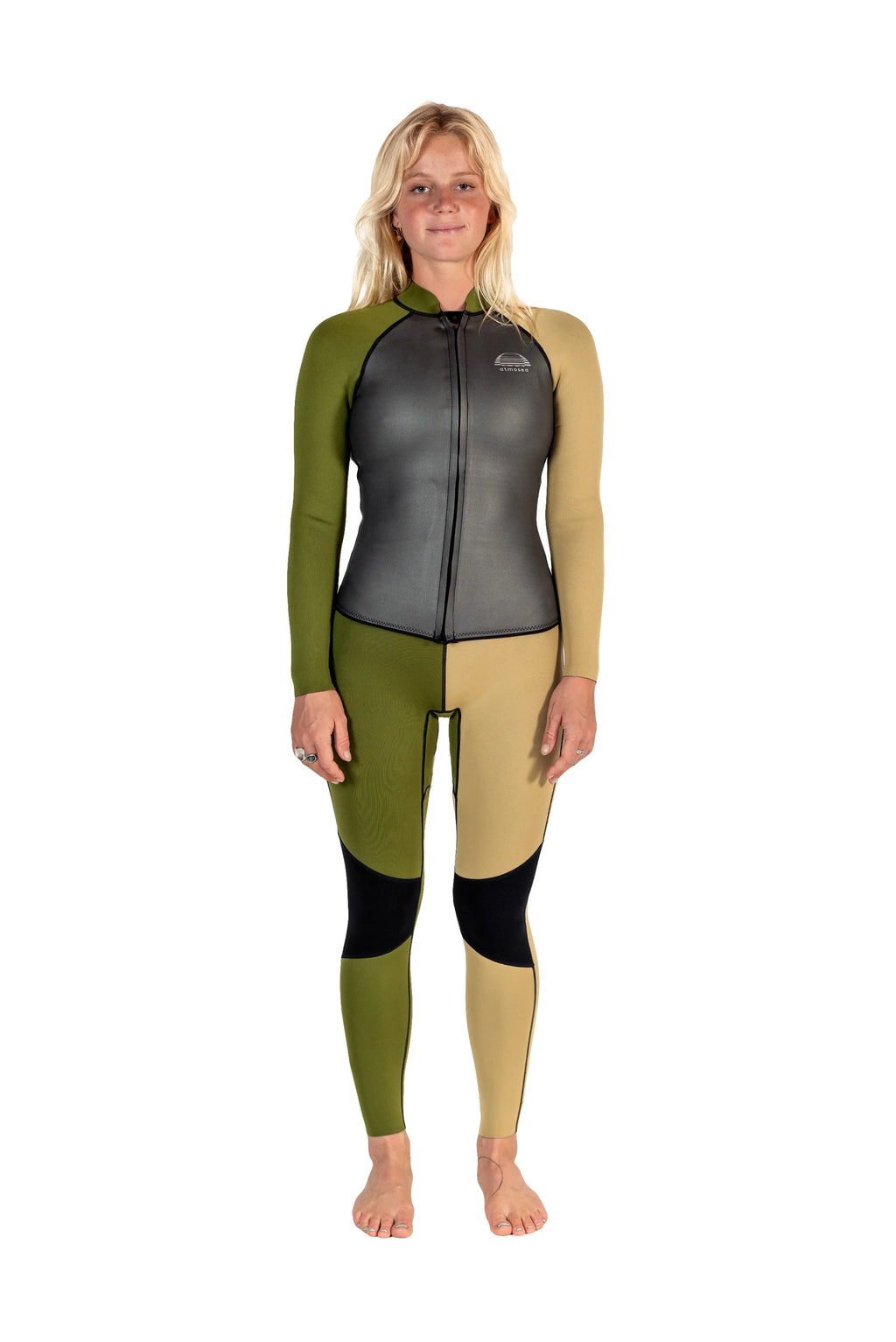 Atmosea - Front Zip Jacket - Super Natural
