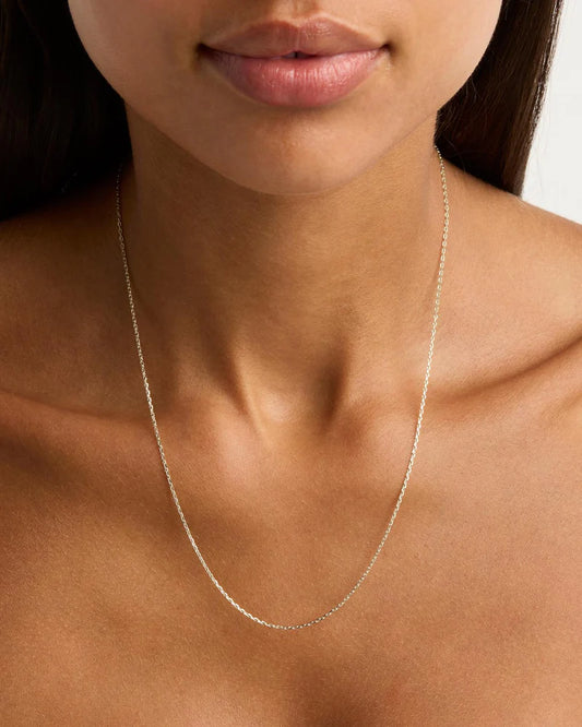 By Charlotte - 21" Signature Chain Necklace - Silver