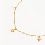 By Charlotte - Live In Peace Choker - Gold