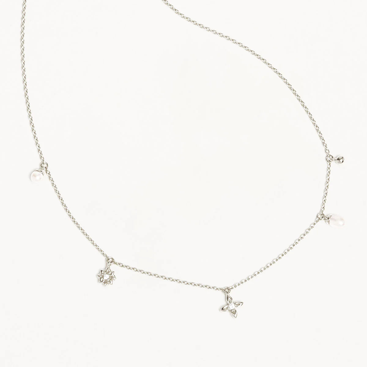 By Charlotte - Live In Peace Choker - Silver