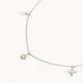 By Charlotte - Live In Peace Choker - Silver