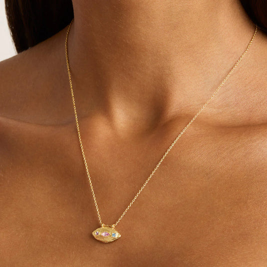 By Charlotte - Connect To The Universe Necklace - Gold