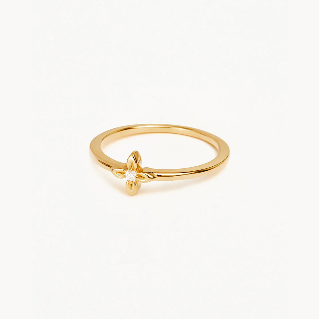 By Charlotte - Live In Light Ring - Gold