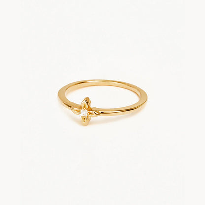 By Charlotte - Live In Light Ring - Gold