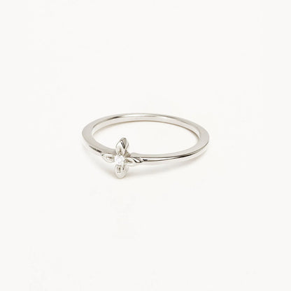 By Charlotte - Live In Light Ring - Silver