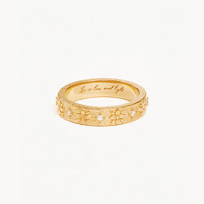 By Charlotte - Live In Grace Ring - Gold