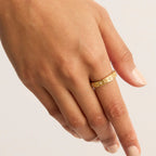 By Charlotte - Live In Grace Ring - Gold
