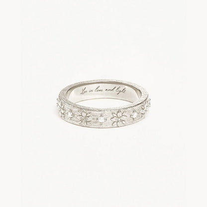 By Charlotte - Live In Grace Ring - Silver