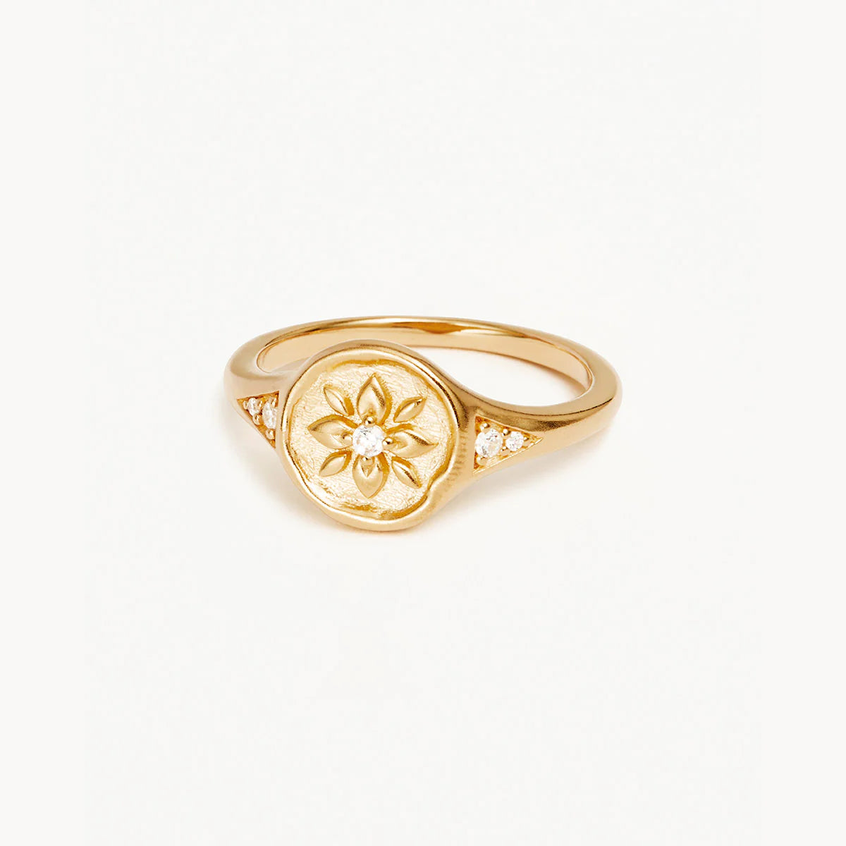 By Charlotte - Live In Love Ring - Gold