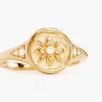 By Charlotte - Live In Love Ring - Gold