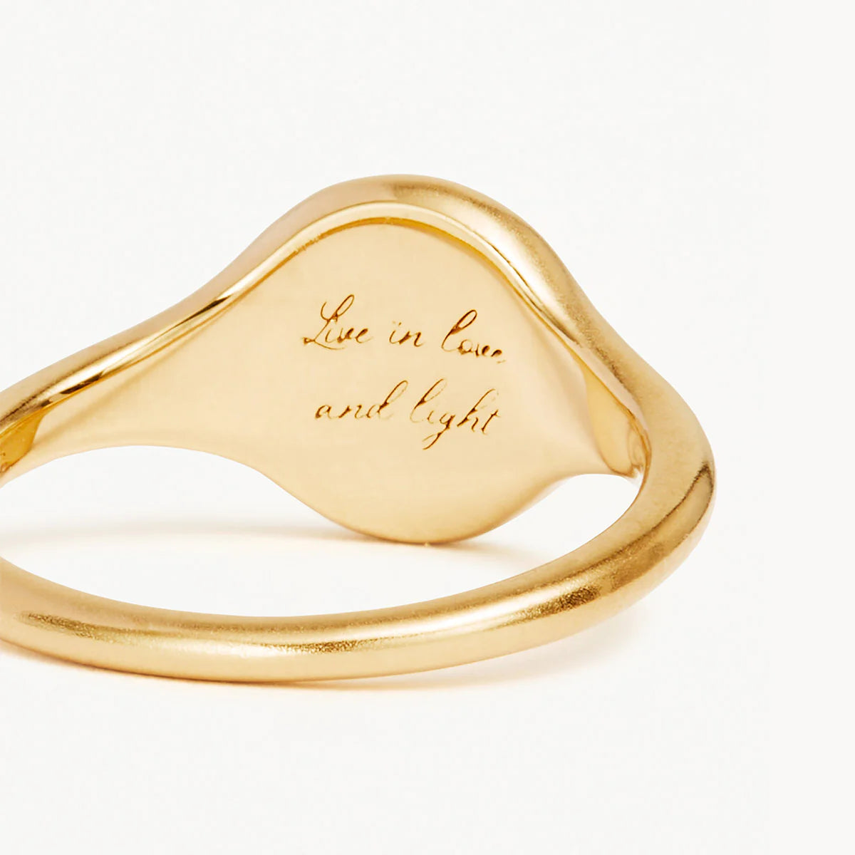 By Charlotte - Live In Love Ring - Gold