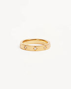 By Charlotte - Infinite Light Ring - Gold