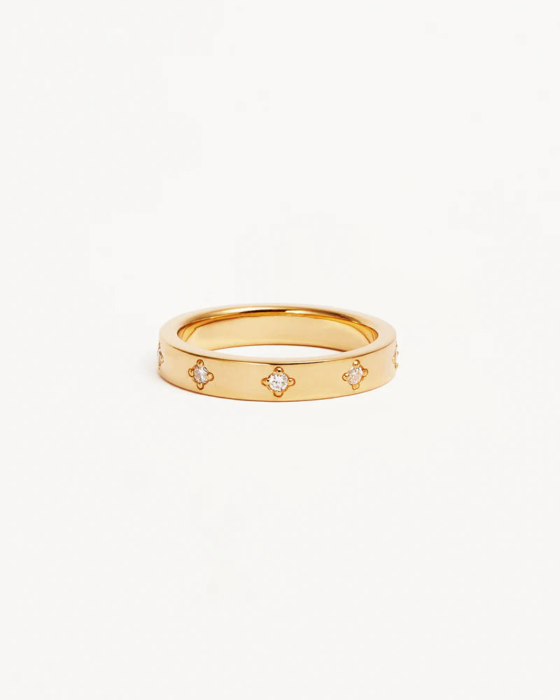 By Charlotte - Infinite Light Ring - Gold