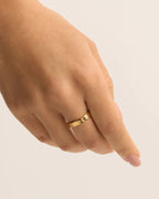By Charlotte - Infinite Light Ring - Gold