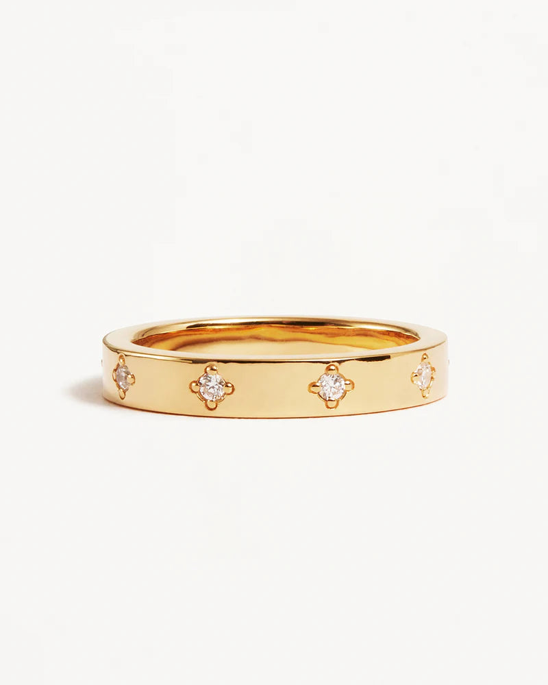 By Charlotte - Infinite Light Ring - Gold