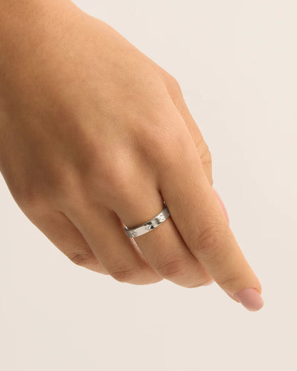 By Charlotte - Infinite Light Ring - Silver