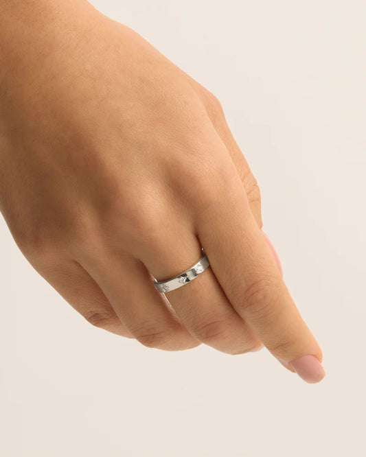 By Charlotte - Infinite Light Ring - Silver
