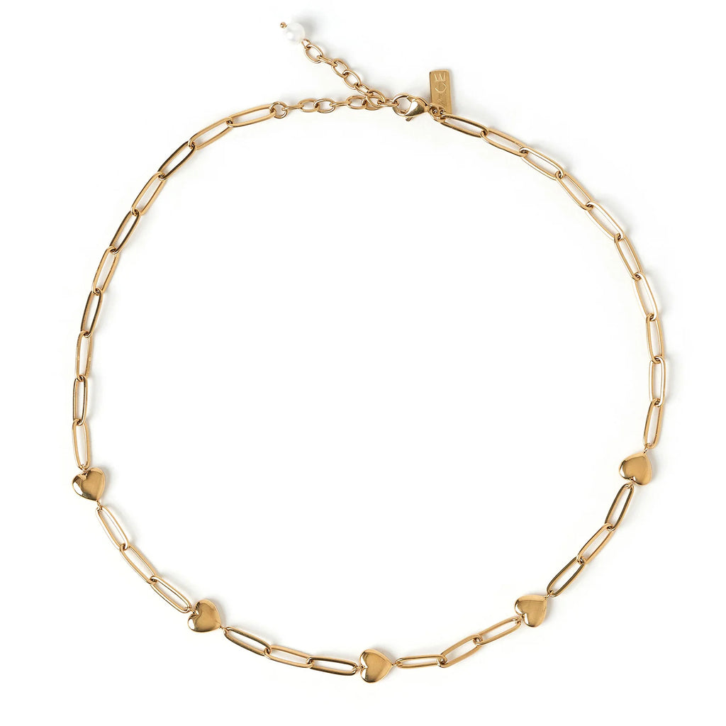 Arms Of Eve - Lev Heart Necklace - Gold