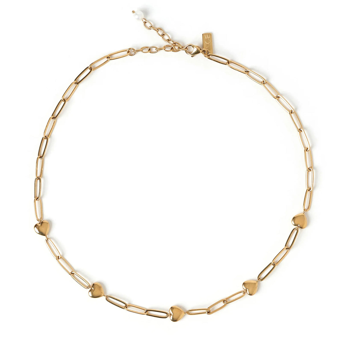 Arms Of Eve - Lev Heart Necklace - Gold