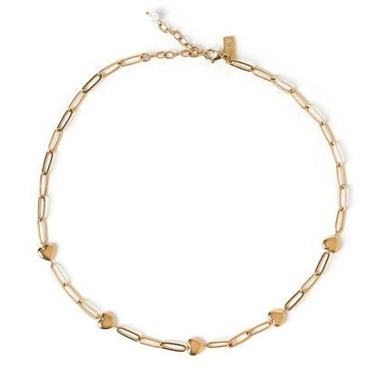 Arms Of Eve - Lev Heart Necklace - Gold