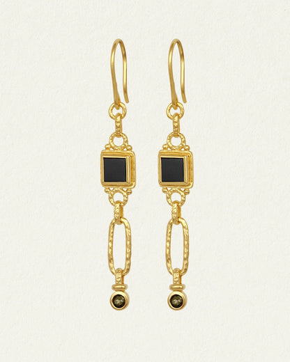 Temple Of The Sun - Adara Earrings - Gold