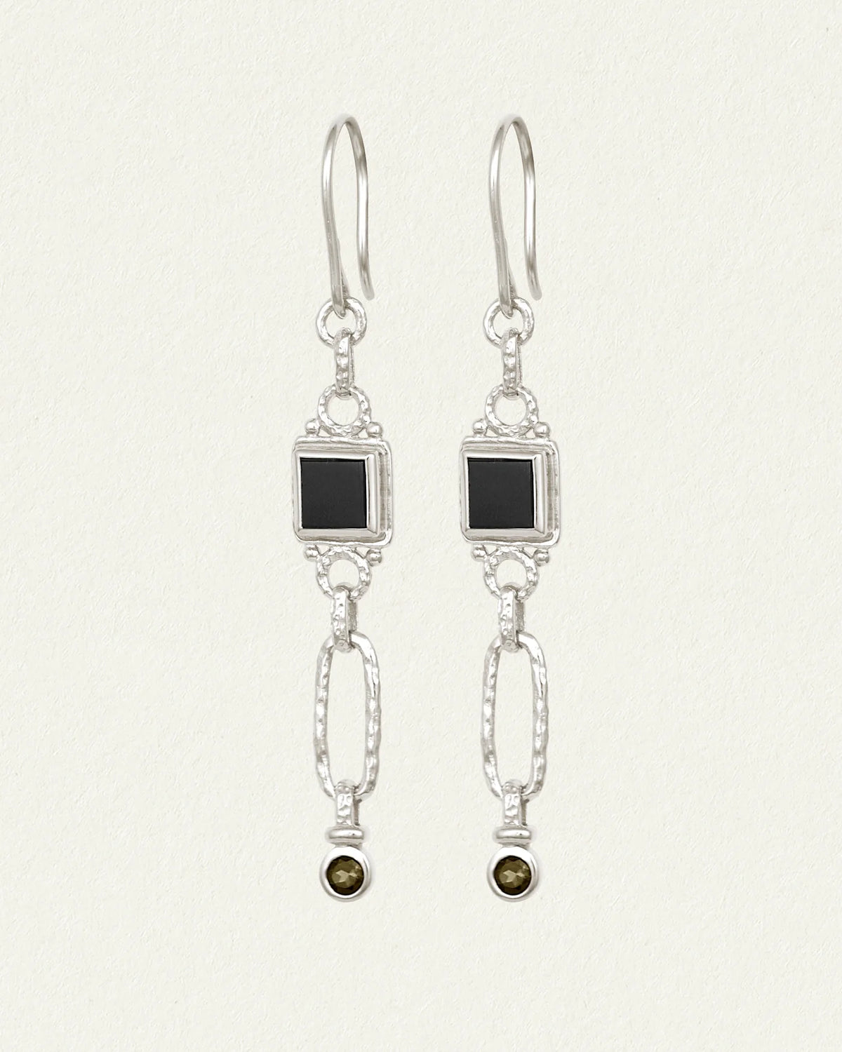 Temple Of The Sun - Adara Earrings - Silver