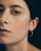 Temple Of The Sun - Agave Hoop Earrings - Gold