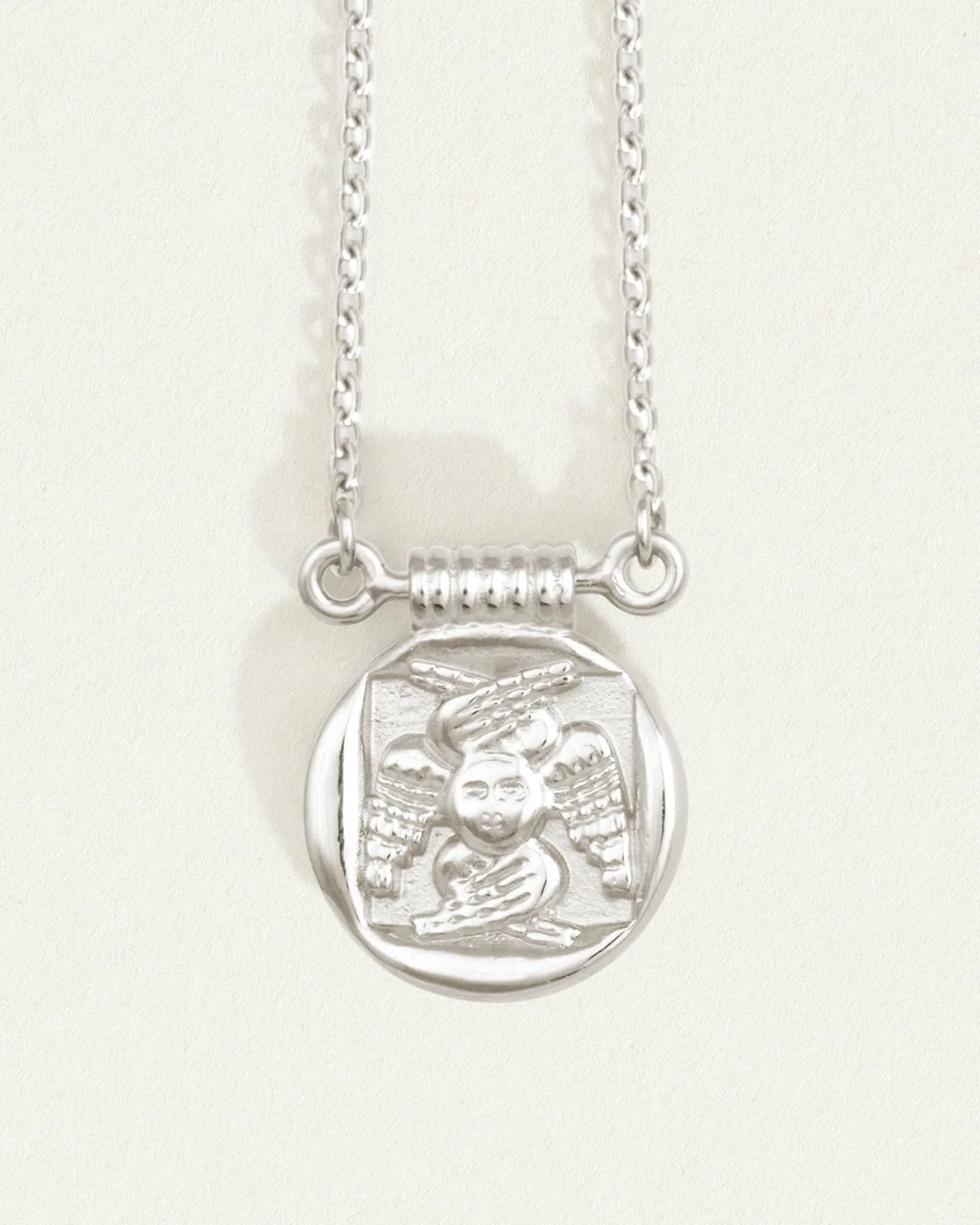 Temple of the Sun - Angelique Necklace - Silver