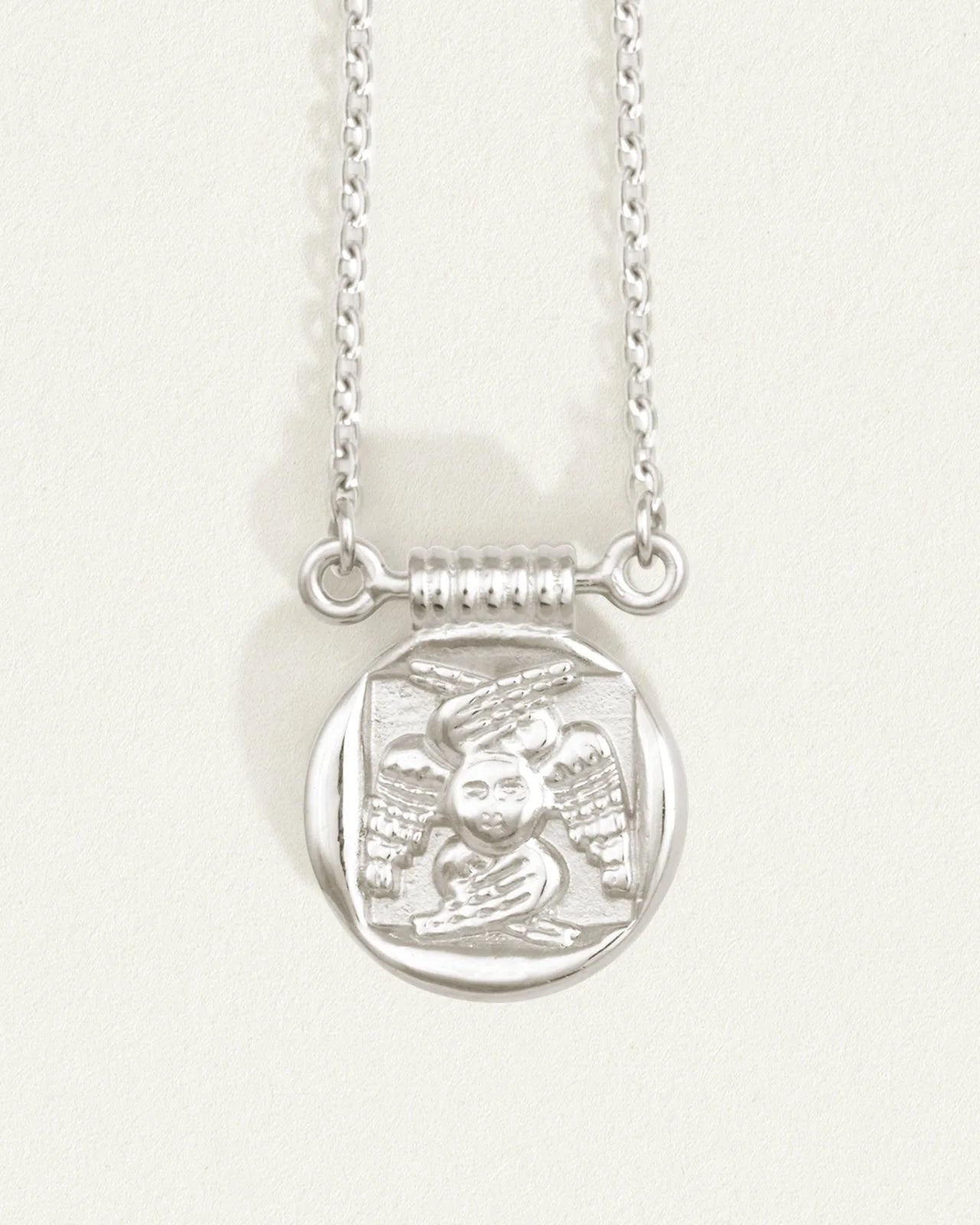 Temple of the Sun - Angelique Necklace - Silver