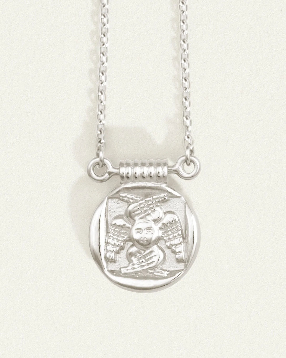 Temple of the Sun - Angelique Necklace - Silver