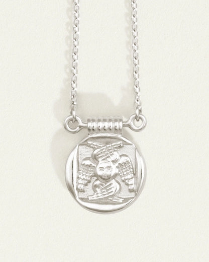 Temple of the Sun - Angelique Necklace - Silver