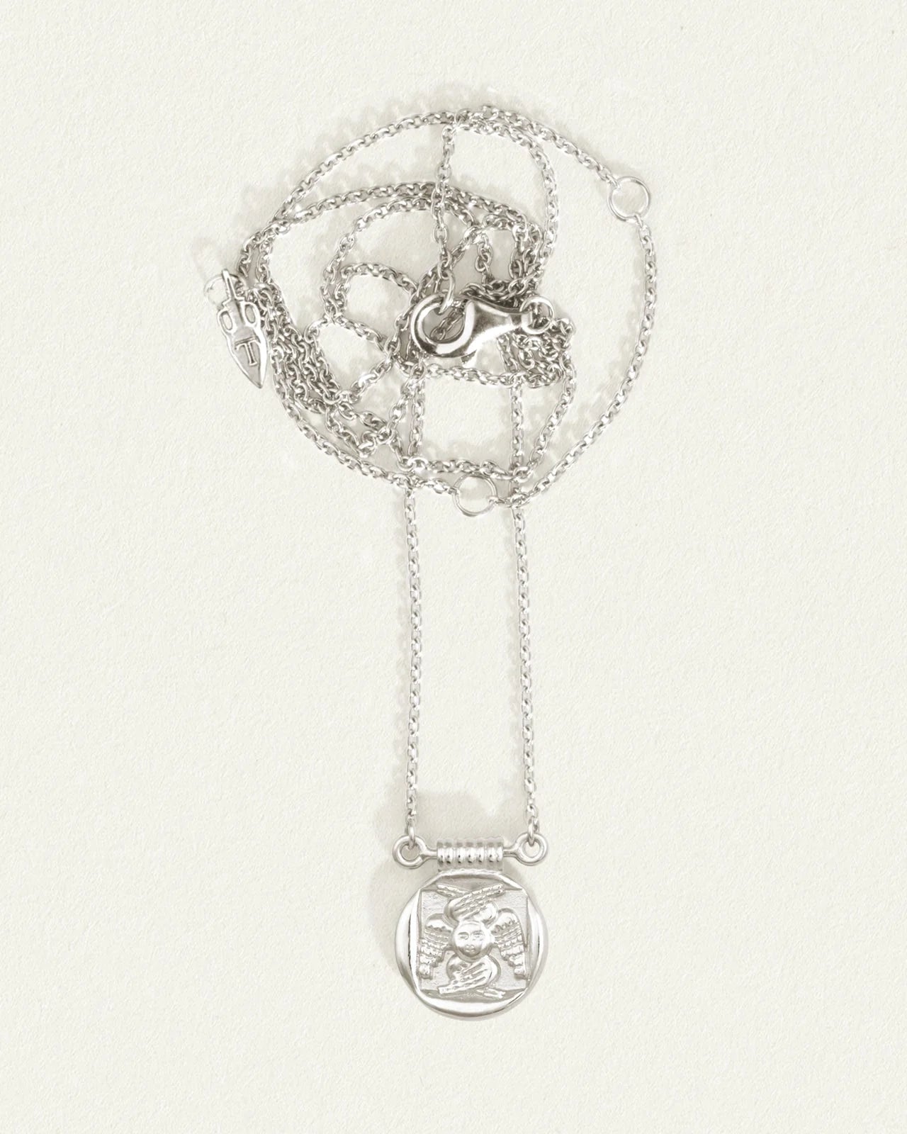 Temple of the Sun - Angelique Necklace - Silver