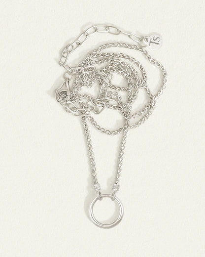 Temple Of The Sun - Anisha Necklace - Silver