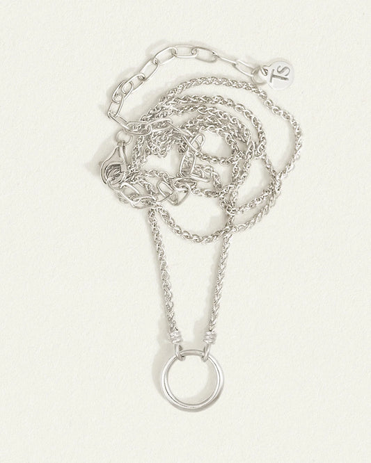 Temple Of The Sun - Anisha Necklace - Silver