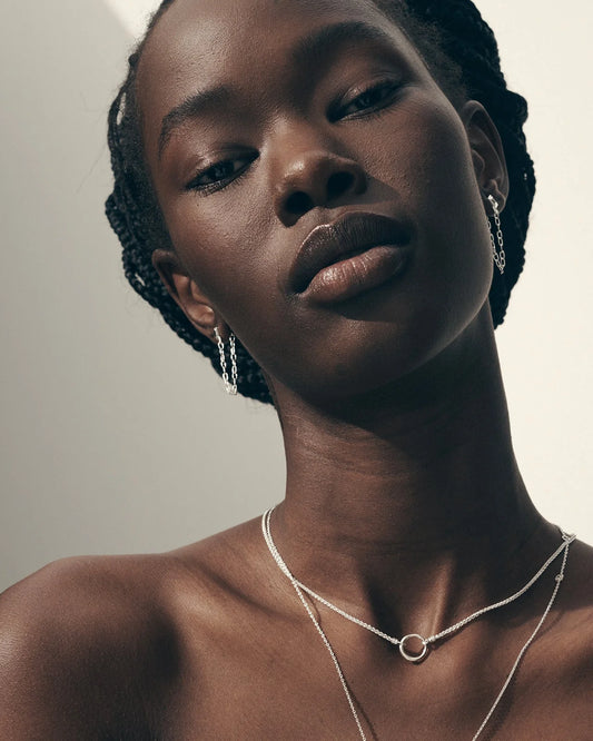 Temple Of The Sun - Anisha Necklace - Silver