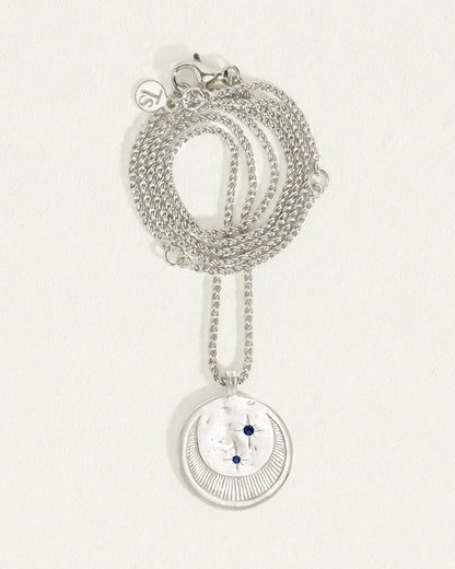 Temple Of The Sun - Celeste Necklace - Silver