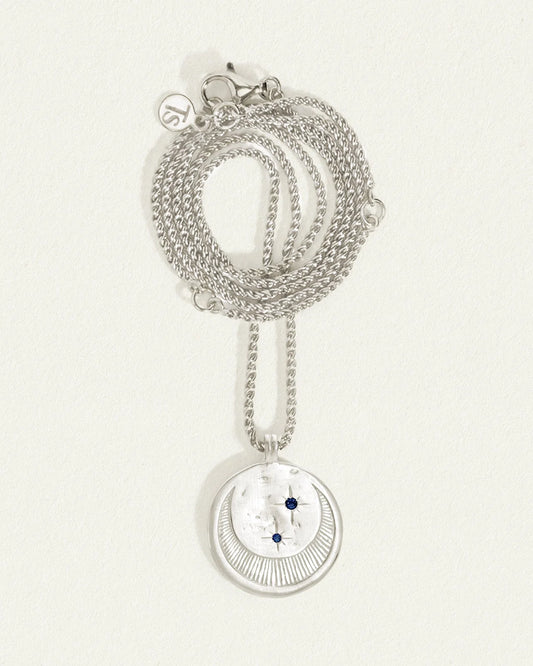 Temple Of The Sun - Celeste Necklace - Silver